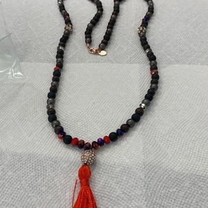 Express long tassel necklace